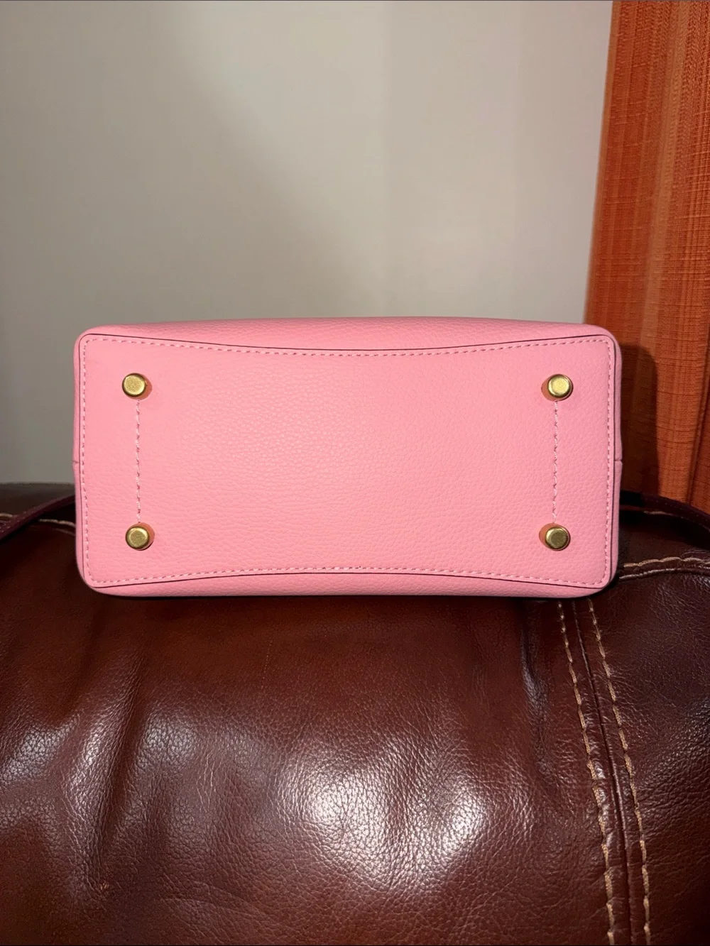 ‼️Coach Willow Bucket Bag Pink Leather Crossbody Bag